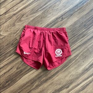 Nike Red Athletic Shorts Lightweight Performance